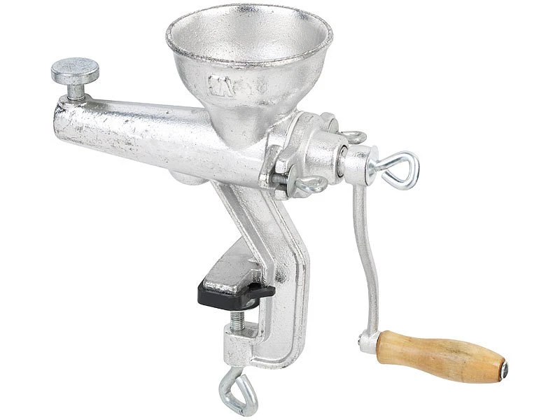 Rosenstein & Söhne Obstpresse:Profi Saft- & Beerenpresse, Schraubzwinge Zur Tischmontage, Gusseisen 8 Rosenstein & Söhne Obstpresse:Profi Saft- & Beerenpresse, Schraubzwinge Zur Tischmontage, Gusseisen – Bild 8